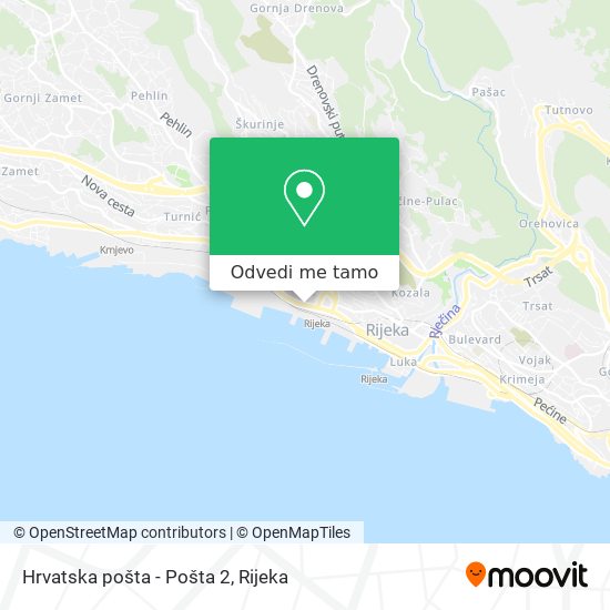 Karta Hrvatska pošta - Pošta 2