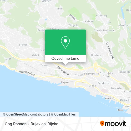 Karta Opg Rasadnik Rujevica
