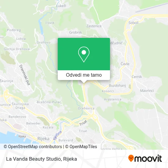 Karta La Vanda Beauty Studio