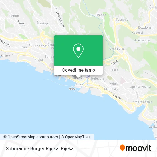 Karta Submarine Burger Rijeka