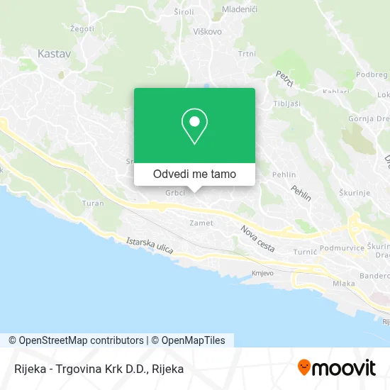 Karta Rijeka - Trgovina Krk D.D.