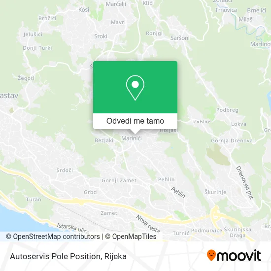 Karta Autoservis Pole Position