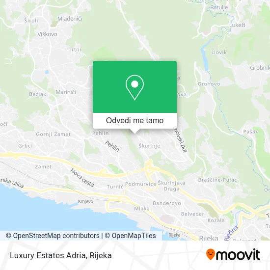 Karta Luxury Estates Adria