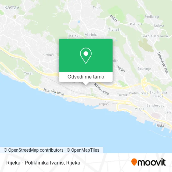 Karta Rijeka - Poliklinika Ivaniš