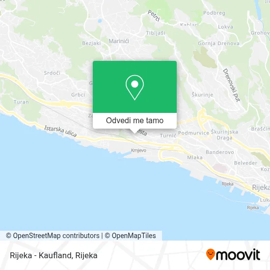 Karta Rijeka - Kaufland