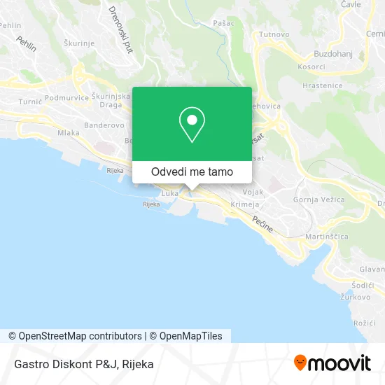Karta Gastro Diskont P&J