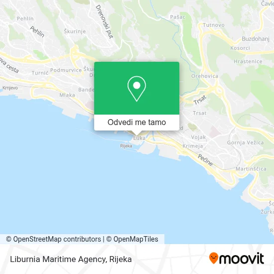 Karta Liburnia Maritime Agency