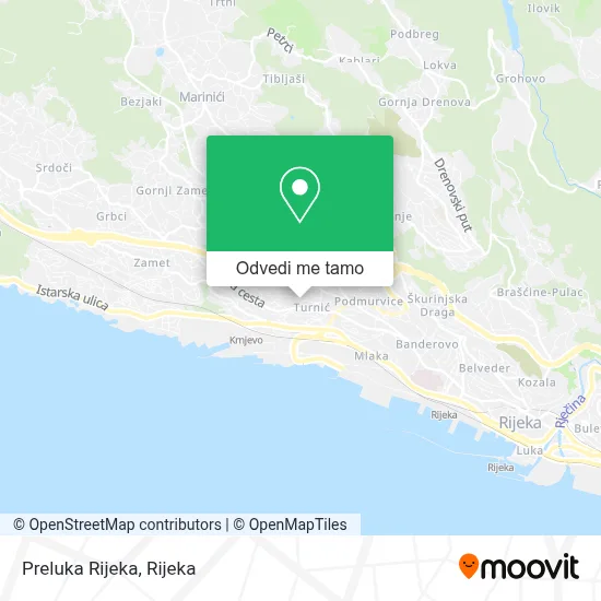 Karta Preluka Rijeka