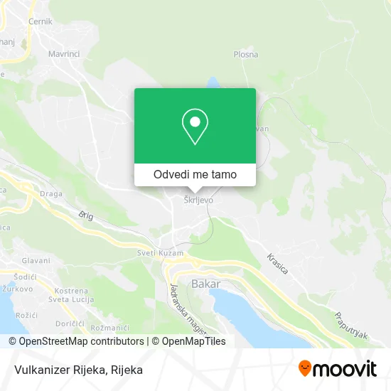 Karta Vulkanizer Rijeka
