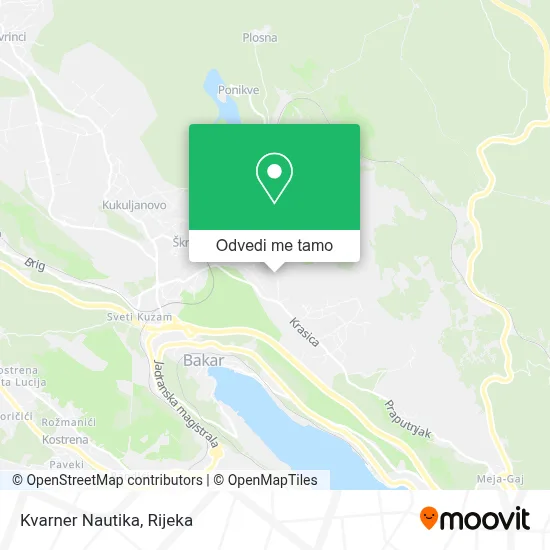 Karta Kvarner Nautika