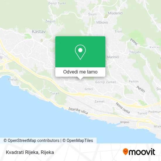 Karta Kvadrati Rijeka