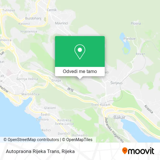 Karta Autopraona Rijeka Trans