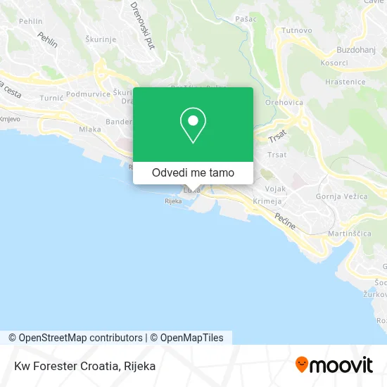 Karta Kw Forester Croatia