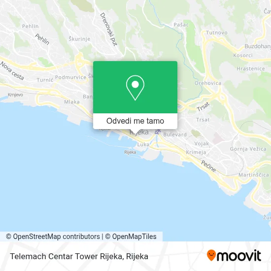Karta Telemach Centar Tower Rijeka