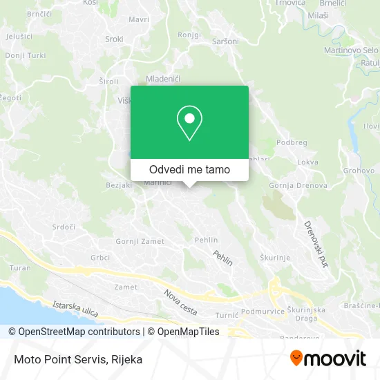 Karta Moto Point Servis