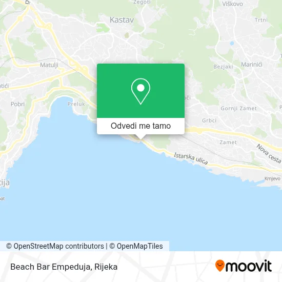 Karta Beach Bar Empeduja
