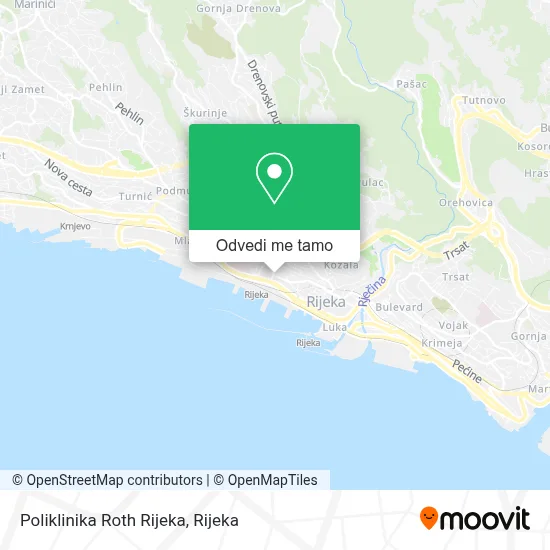 Karta Poliklinika Roth Rijeka