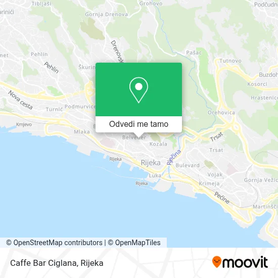 Karta Caffe Bar Ciglana