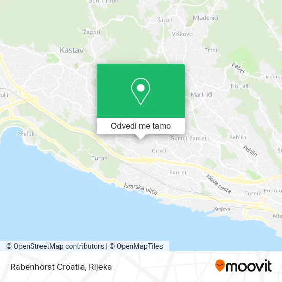 Karta Rabenhorst Croatia
