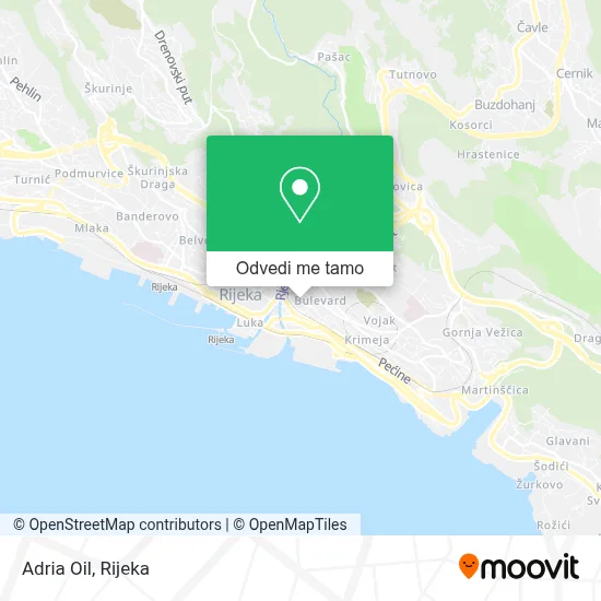 Karta Adria Oil