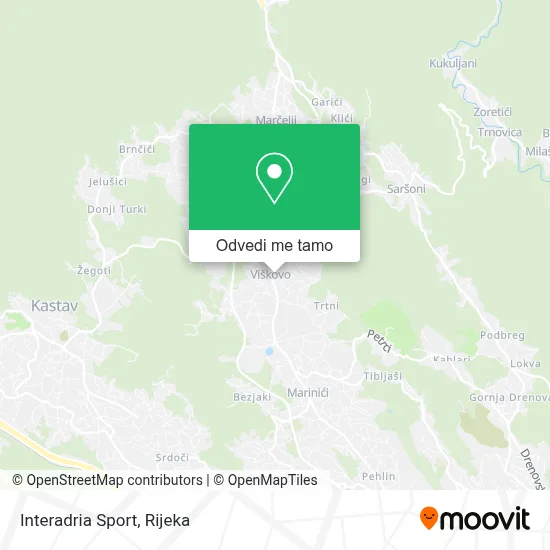 Karta Interadria Sport