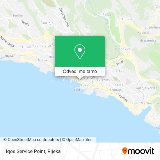 Karta Iqos Service Point