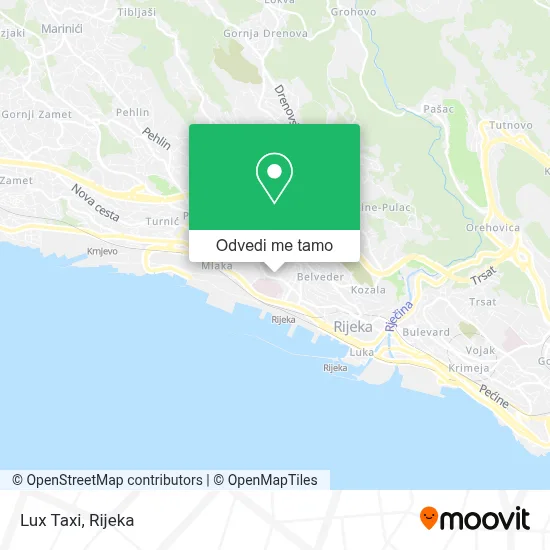 Karta Lux Taxi