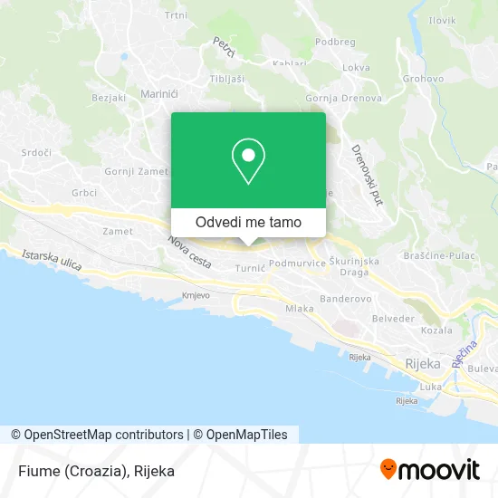 Karta Fiume (Croazia)