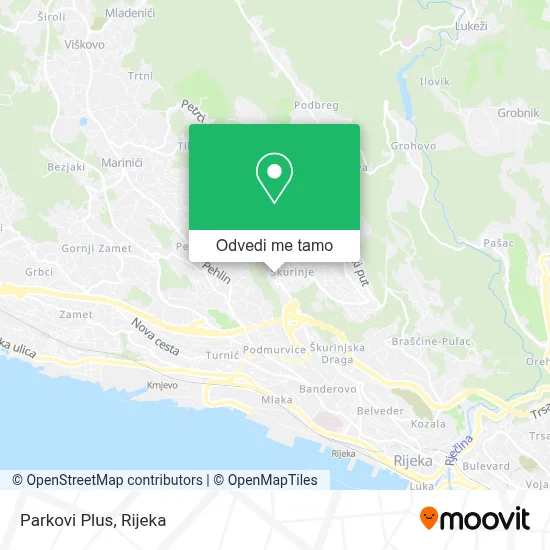 Karta Parkovi Plus