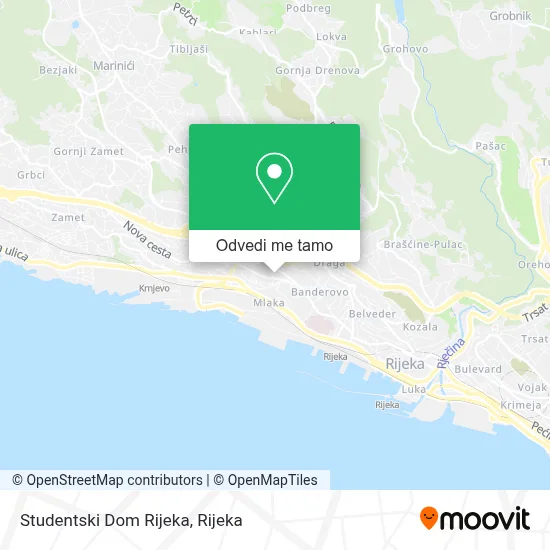 Karta Studentski Dom Rijeka