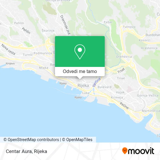 Karta Centar Aura