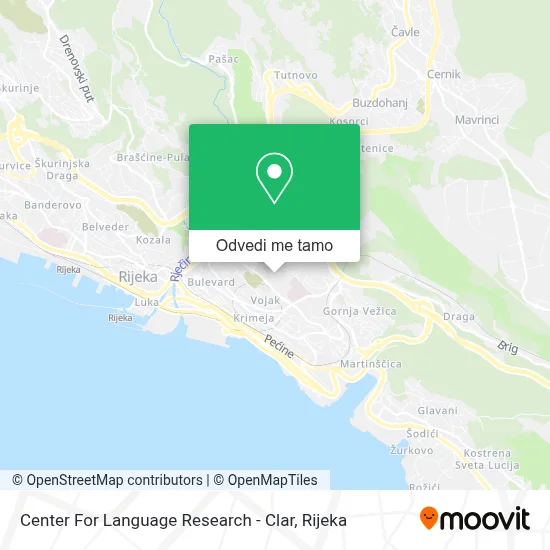 Karta Center For Language Research - Clar