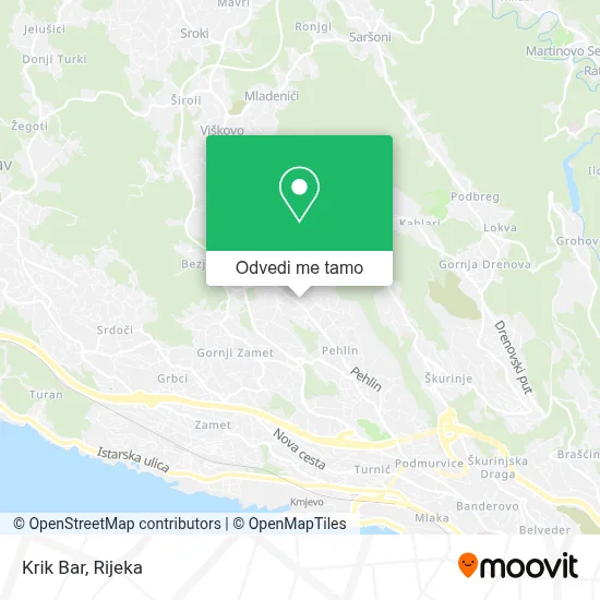 Karta Krik Bar