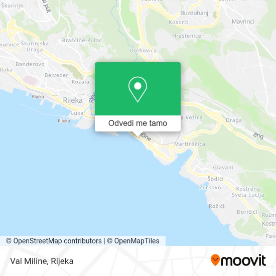 Karta Val Miline