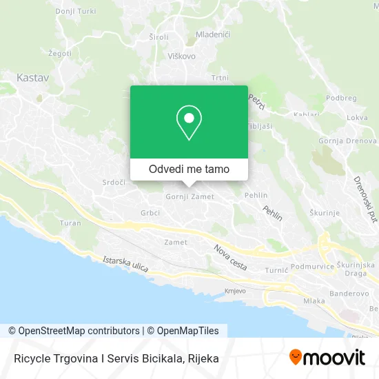 Karta Ricycle Trgovina I Servis Bicikala