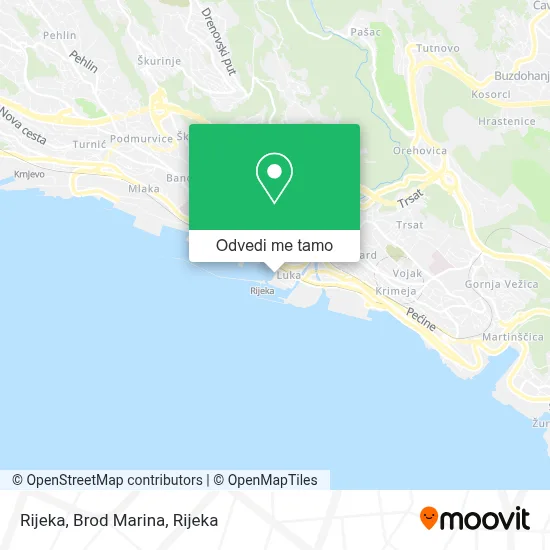 Karta Rijeka, Brod Marina