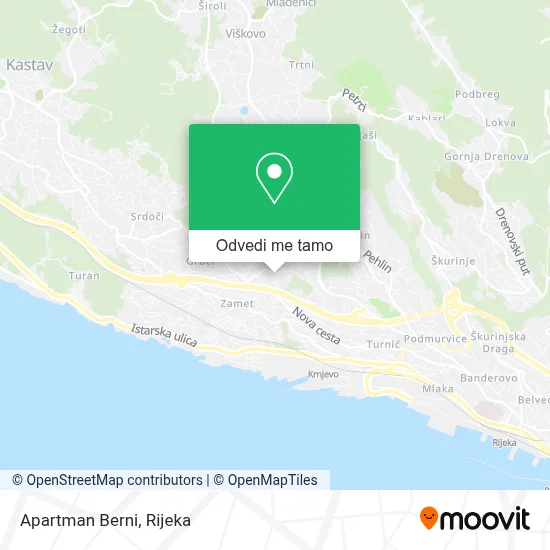 Karta Apartman Berni