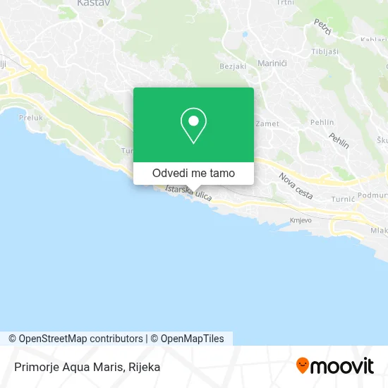 Karta Primorje Aqua Maris