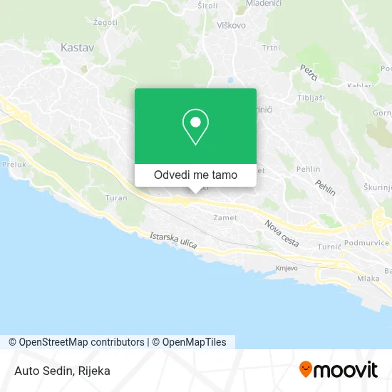 Karta Auto Sedin