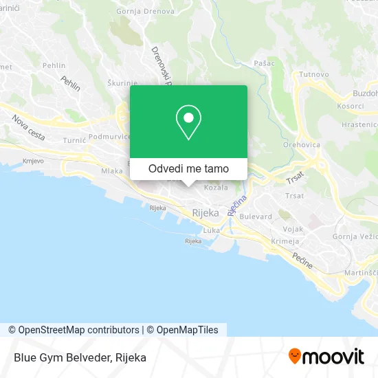 Karta Blue Gym Belveder