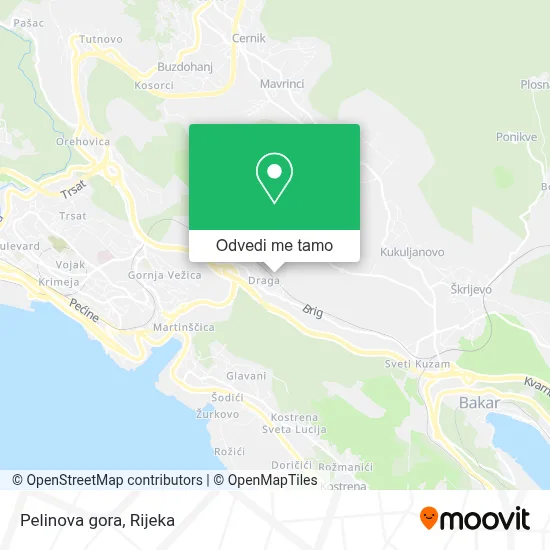 Karta Pelinova gora
