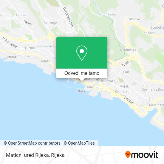 Karta Maticni ured Rijeka