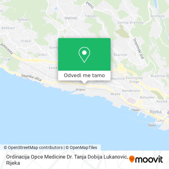 Karta Ordinacija Opce Medicine Dr. Tanja Dobija Lukanovic