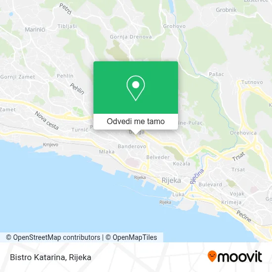 Karta Bistro Katarina