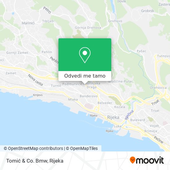 Karta Tomić & Co. Bmw