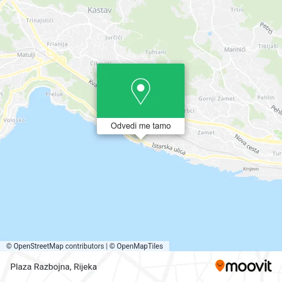 Karta Plaza Razbojna