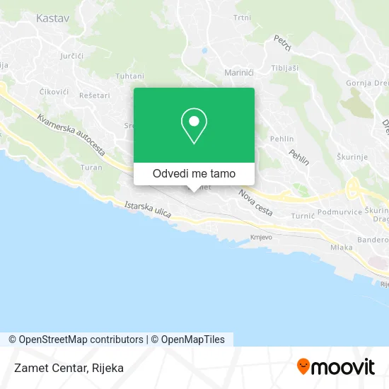 Karta Zamet Centar
