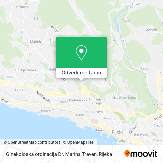 Karta Ginekoloska ordinacija Dr. Marina Traven