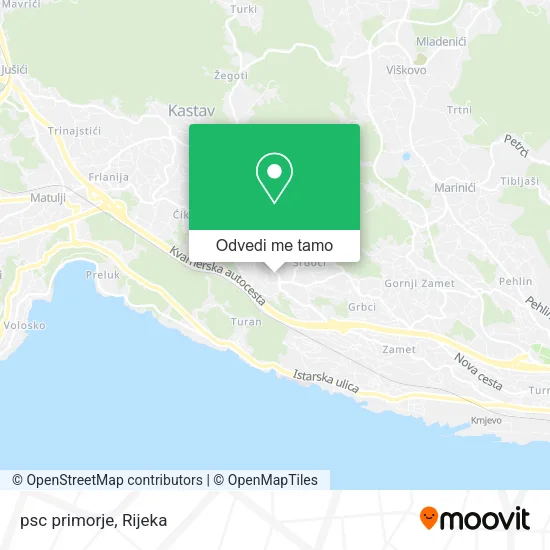 Karta psc primorje