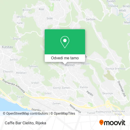 Karta Caffe Bar Cielito